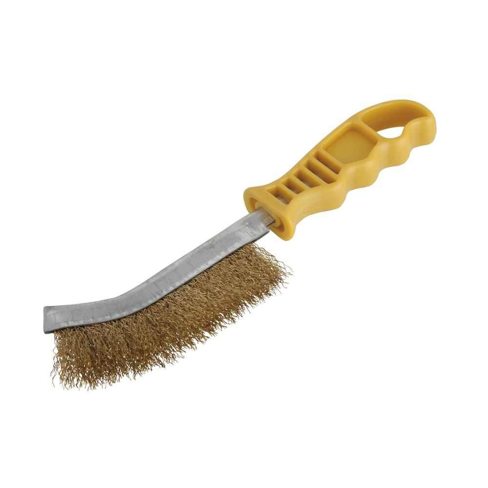 Wolfcraft Četka S Plastičnom Drškom 265/125x30x0,3 mm Mesingana Žica – 2716000 by Wolfcraft 2716000 Ostali Alati i Pribor