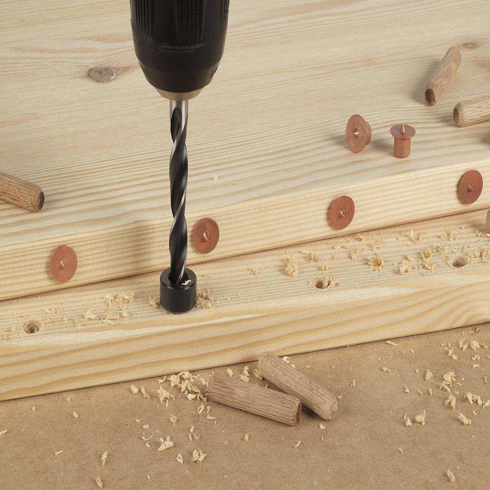Wolfcraft Graničnik Dubine Bušenja Set fi 6, 8, 10 mm / 3 dijelni – 2751000 by Wolfcraft 2751000 Burgije / Svrdla - detalj 2