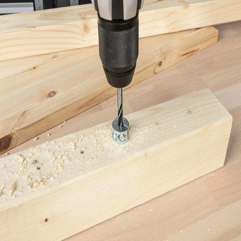 Wolfcraft Graničnik Dubine Bušenja Set Univerzalni fi 6, 8, 10 mm / 4 dijelni – 2755000 by Wolfcraft 2755000 Burgije /