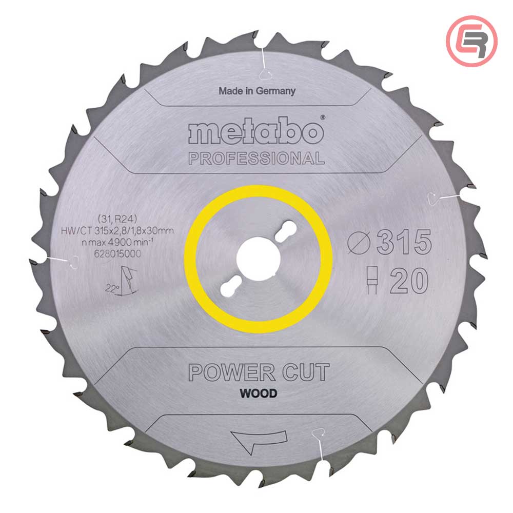 Metabo List Kružne Pile 254 × 2,4 / 1,8 × 30 / Z = 24 Power Cut Wood Professional – 628220000 by Metabo 628220000 Listovi