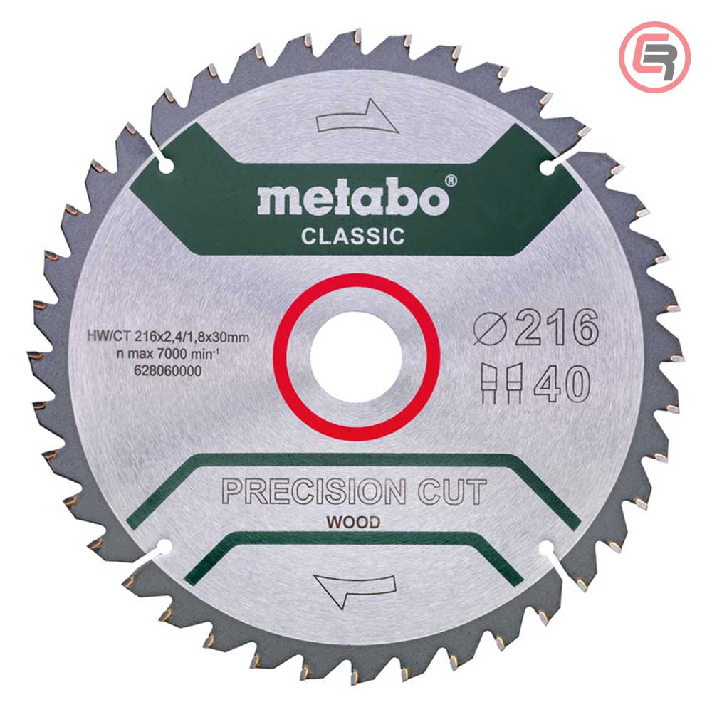 Metabo List Kružne Pile 165 x 2,2 / 1,4 x 20 / Z = 36 Precision Cut Wood Classic – 628281000 by Metabo 628281000 Listovi Pila