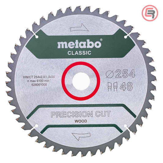 Metabo list kružne pile 254 mm s 48 zuba