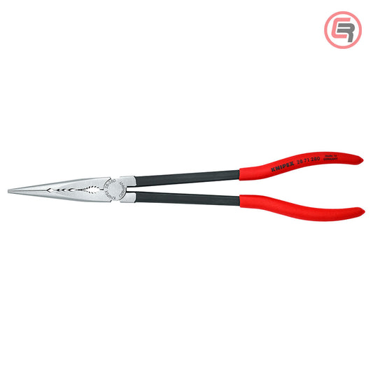Knipex Kliješta Poluokrugla Špicasta Ravna 280 mm Mehaničarska – 28 71 280 by Knipex 28 71 280 Kliješta - detalj 2