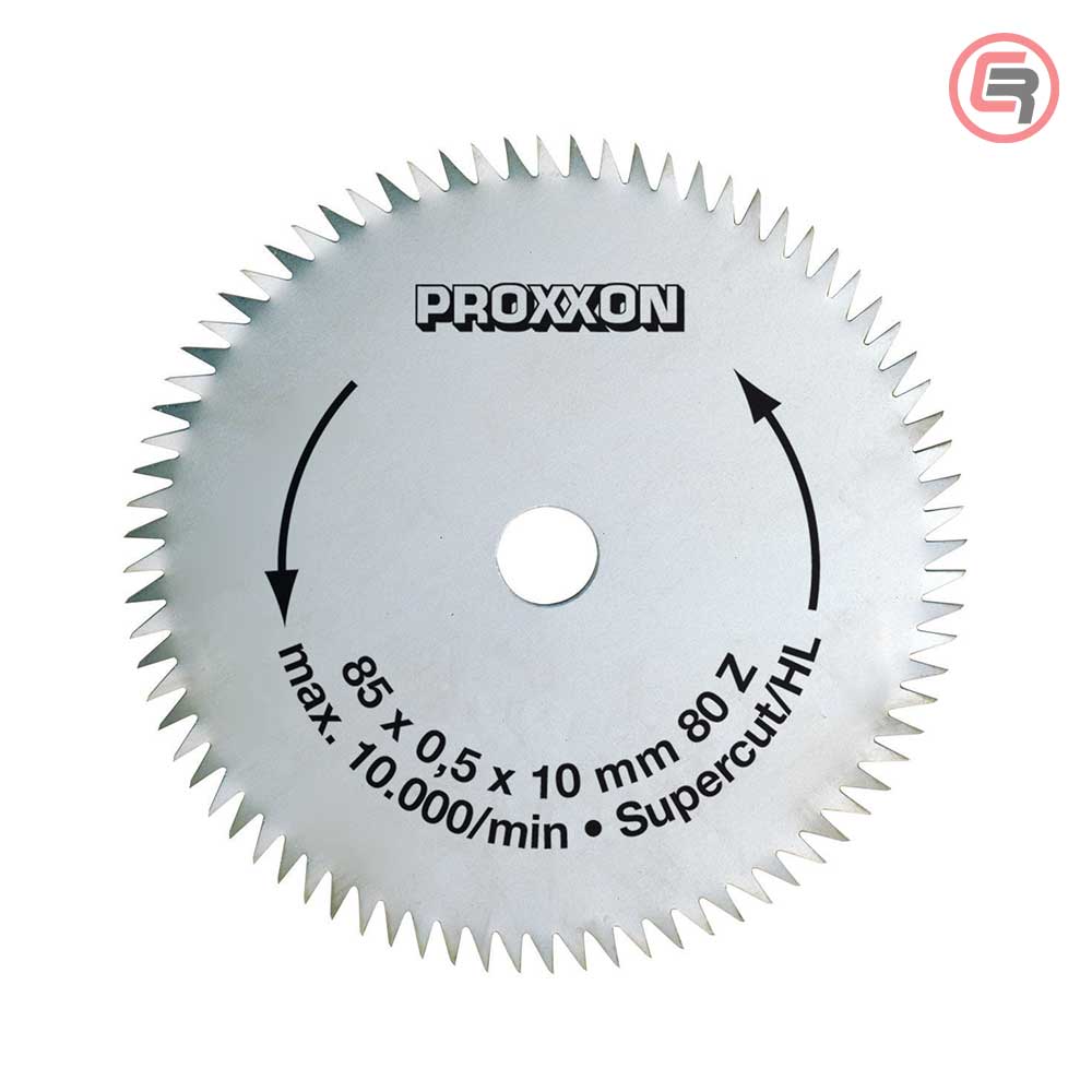 Proxxon List Kružne Pile 85 x 1.2 x 10 mm / Z = 80 Za Stolni Cirkular FET – 28731 by Proxxon 28731 Pribor Za Mikro /