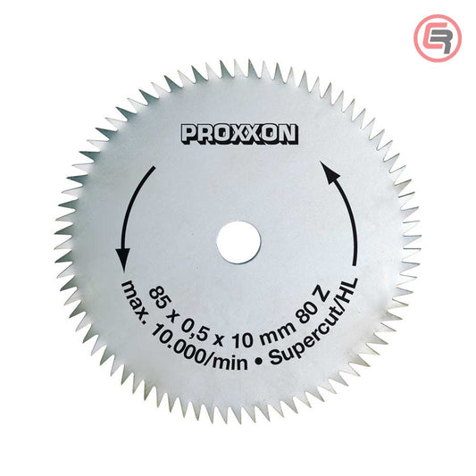 Proxxon List Kružne Pile 85 x 1.2 x 10 mm / Z = 80 Za Stolni Cirkular FET – 28731 by Proxxon 28731 Pribor Za Mikro /