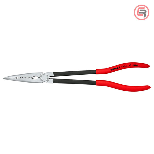 Knipex Kliješta Poluokrugla Špicasta Kriva 280 mm Mehaničarska – 28 81 280 by Knipex 28 81 280 Kliješta - detalj 2