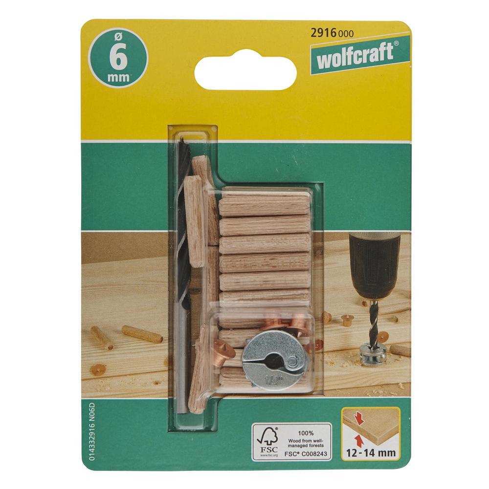 Wolfcraft Set Za Tiplanje 6 mm / 31 dijelni – 2916000 by Wolfcraft 2916000 Burgije / Svrdla - detalj 4