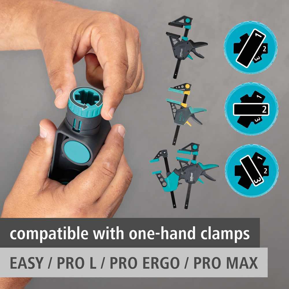 Wolfcraft Adapter Za Spajanje Jednoručnih Stega EASY / PRO L / PRO ERGO / PRO MAX – 3039000 by Wolfcraft 3039000 Stege