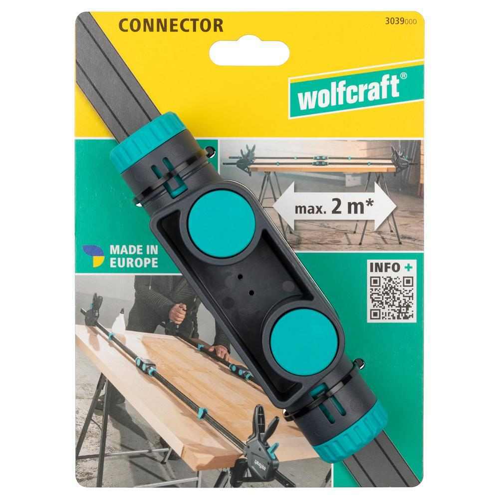 Wolfcraft Adapter Za Spajanje Jednoručnih Stega EASY / PRO L / PRO ERGO / PRO MAX – 3039000 by Wolfcraft 3039000 Stege