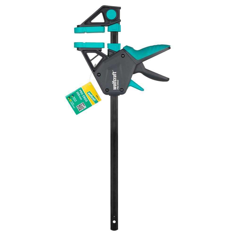 Wolfcraft Stega Jednoručna Brza PRO ERGO 300 mm – 3091000 by Wolfcraft 3091000 Stege