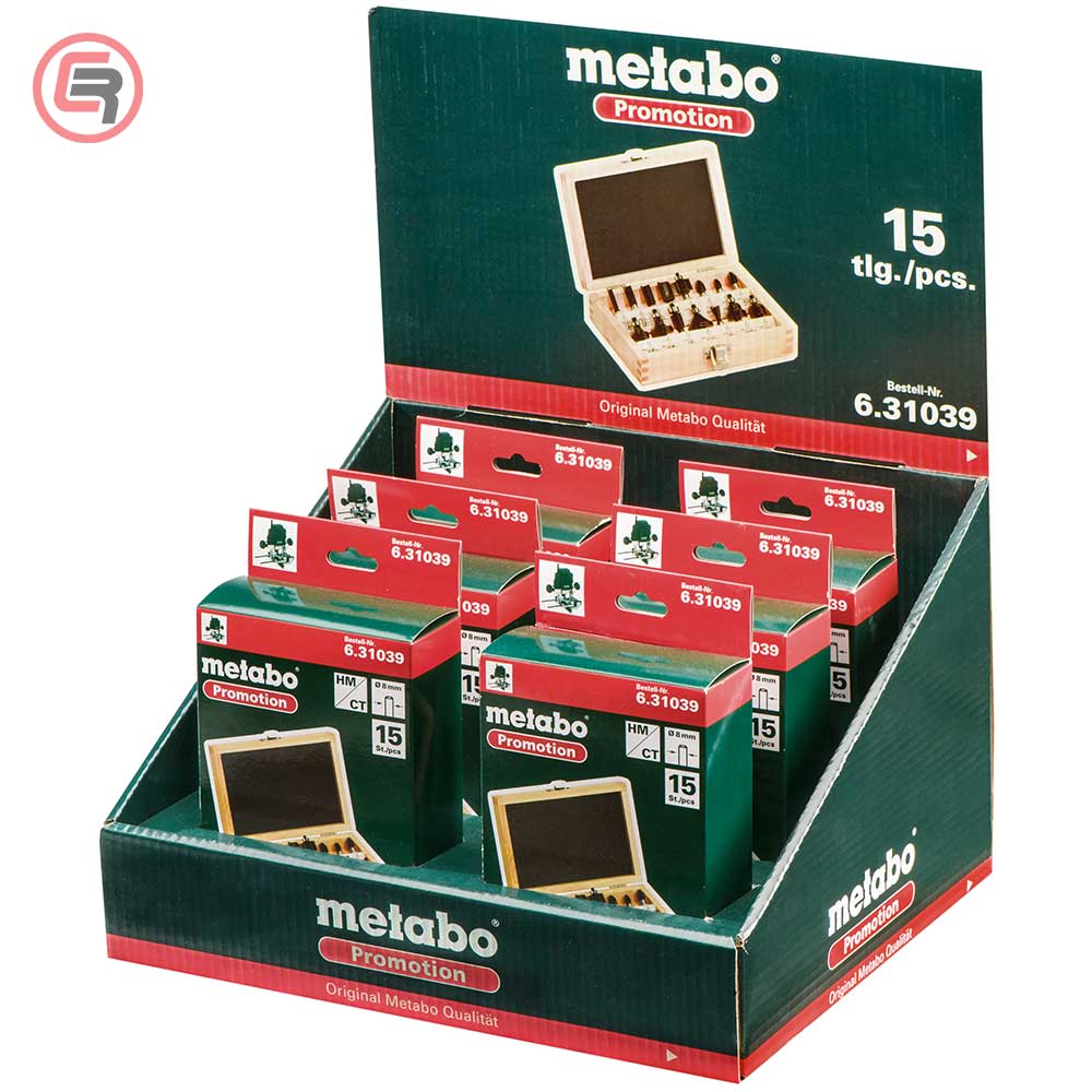 Metabo Garnitura Glodala Za Drvo Profilnih 8 mm “SP” 15 dijelna – 631039000 by Metabo 631039000 Garniture / Setovi Pribora