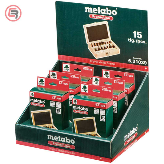 Metabo Garnitura Glodala Za Drvo Profilnih 8 mm “SP” 15 dijelna – 631039000 by Metabo 631039000 Garniture / Setovi Pribora