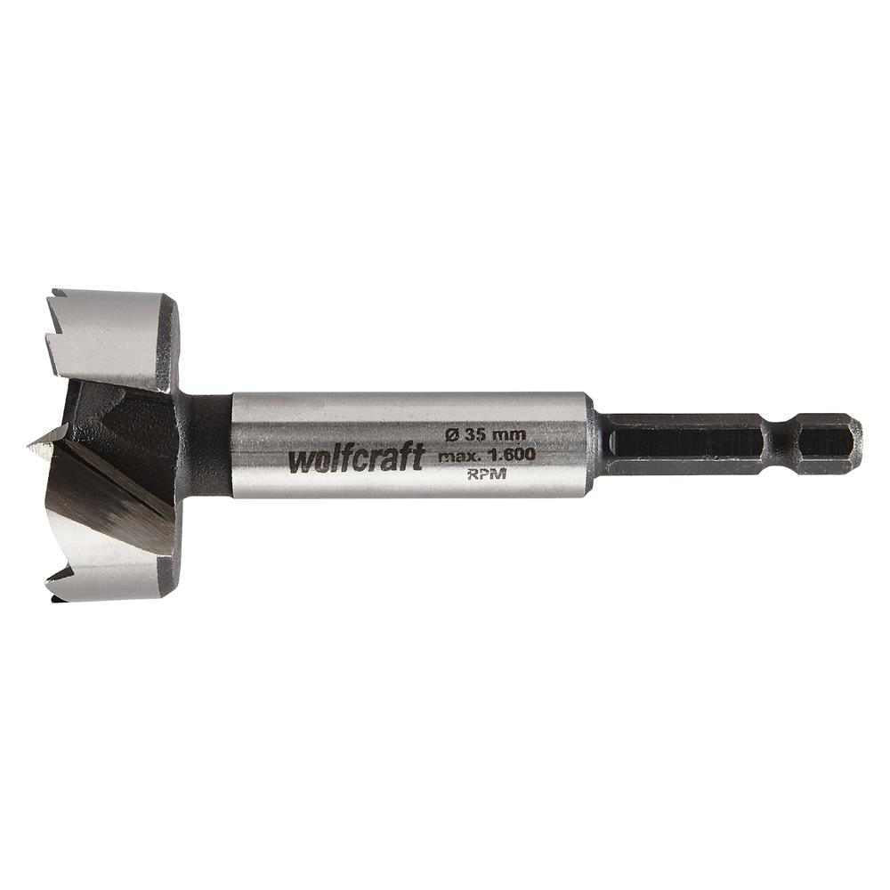 Wolfcraft Glodalo Cilindrično Forstner fi 35 x 90 mm Prihvat 6-STR – 3310000 by Wolfcraft 3310000 Krune, Glodala - detalj 2
