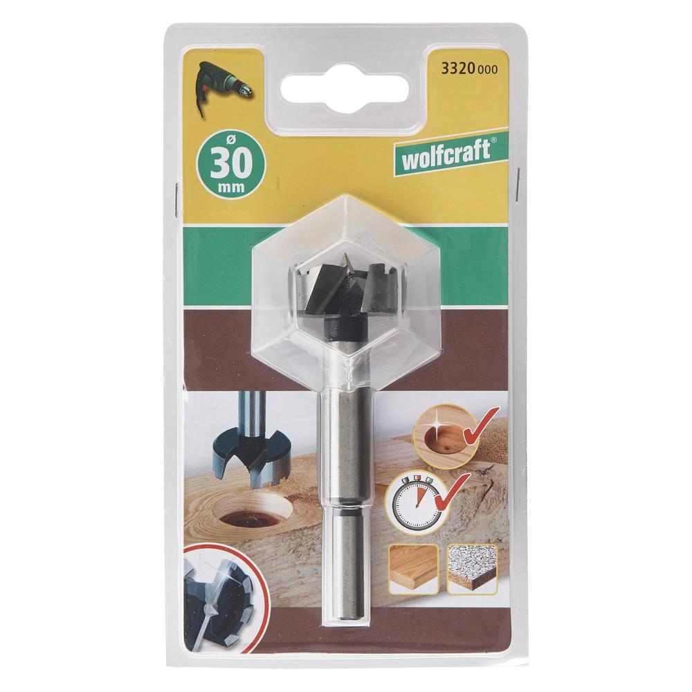 Wolfcraft Glodalo Cilindrično Forstner fi 30 x 90 mm Prihvat 8 mm – 3320000 by Wolfcraft 3320000 Krune, Glodala - detalj 6