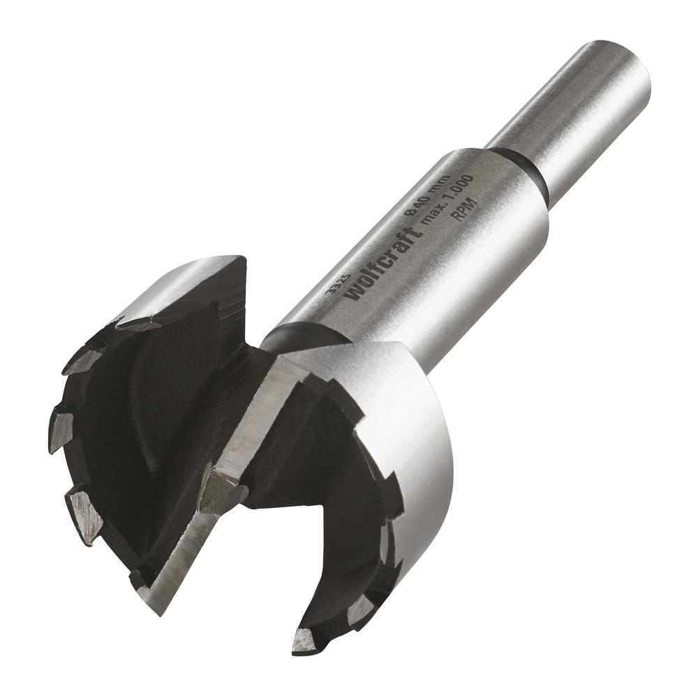 Wolfcraft Glodalo Cilindrično Forstner fi 40 x 90 mm Prihvat 8 mm – 3325000 by Wolfcraft 3325000 Krune, Glodala
