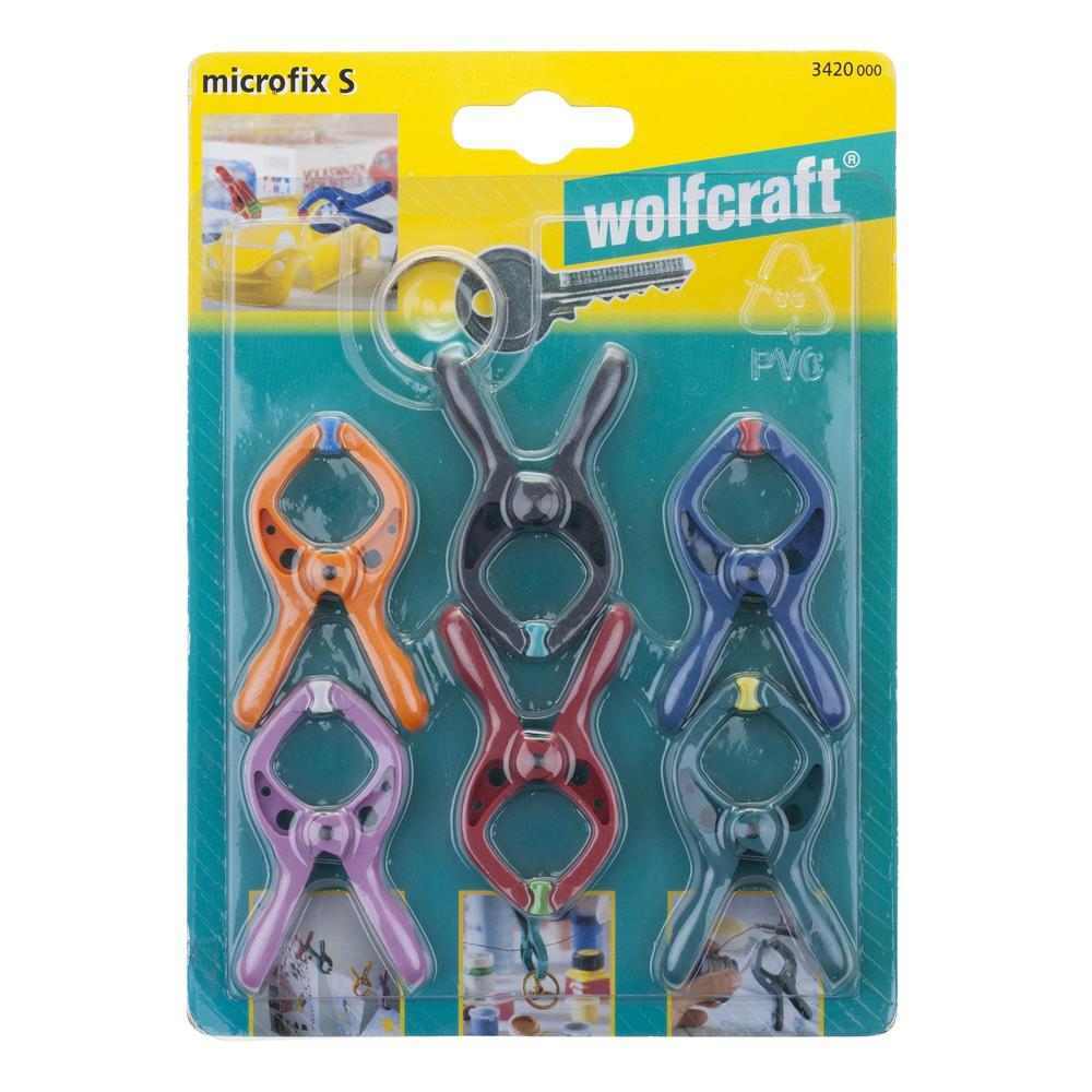Wolfcraft Stega Mini Sa Oprugom Microfix 20mm / 6 kom – 3420000 by Wolfcraft 3420000 Stege - detalj 11