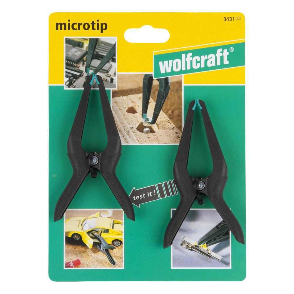 Wolfcraft Stega Precizna Sa Oprugom Microtip 60 mm / 2 kom – 3431000 by Wolfcraft 3431000 Stege - detalj 6