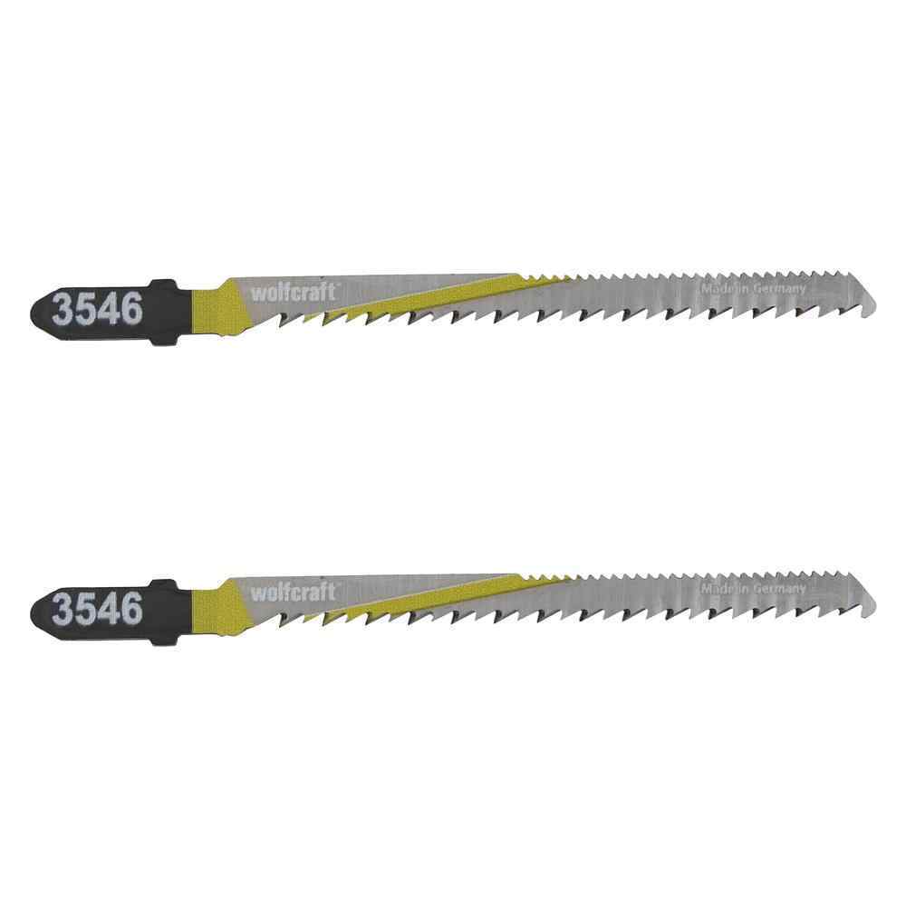 Wolfcraft Ubodne Pilice Za Drvo i PVC Obostrano Nazubljene 100/2,4 mm / 2 kom – 3546000 by Wolfcraft 3546000 Pribor Za