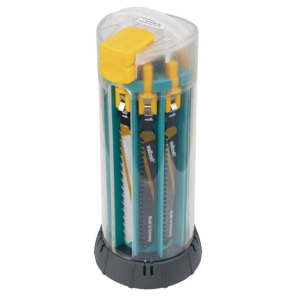Wolfcraft Ubodne Pilice Za Drvo i Metal T-Prihvat PVC Kutija / 10 kom – 3559000 by Wolfcraft 3559000 Pribor Za Ubodne Pile