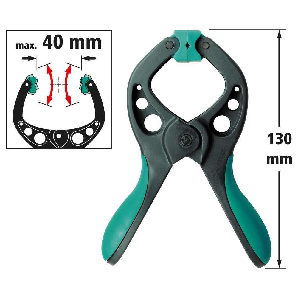 Wolfcraft Stega Sa Oprugom Pro FZ 40 / 40 mm – 3630000 by Wolfcraft 3630000 Stege - detalj 4
