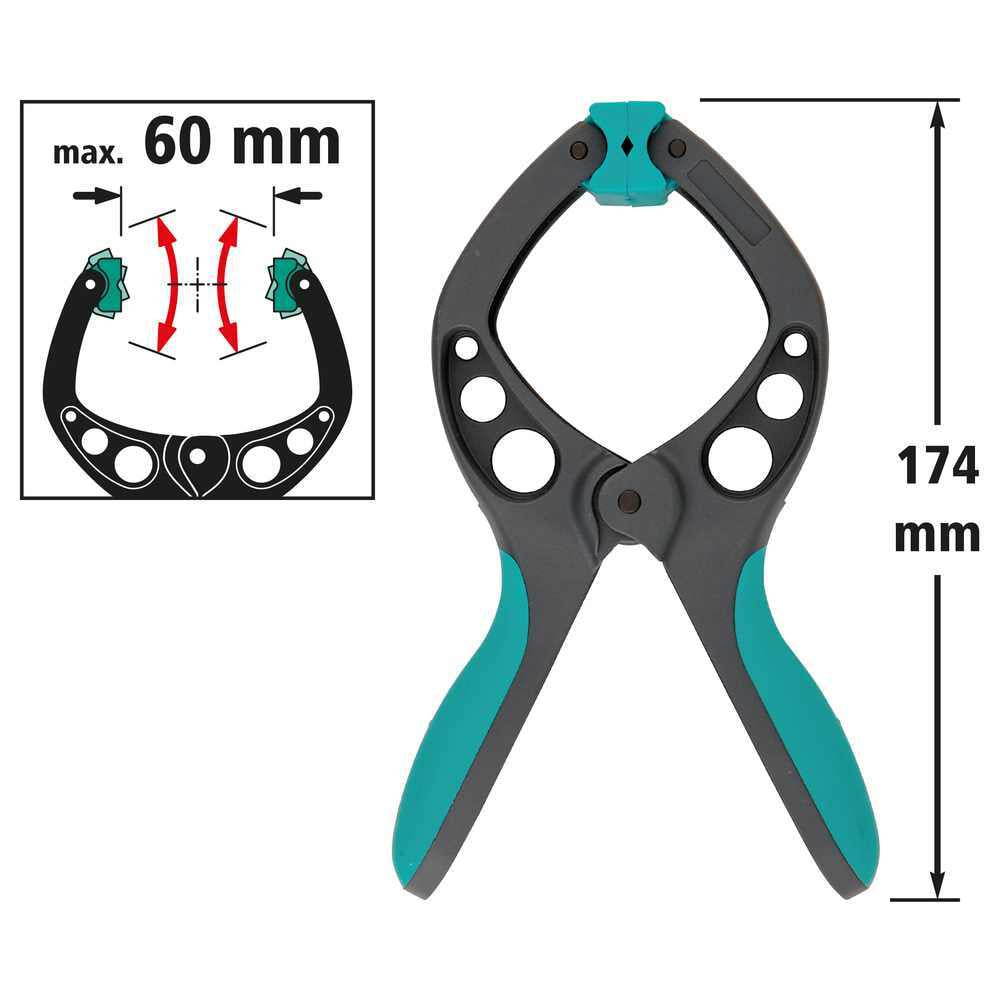 Wolfcraft Stega Sa Oprugom Pro FZ 60 / 60 mm – 3631000 by Wolfcraft 3631000 Stege - detalj 4