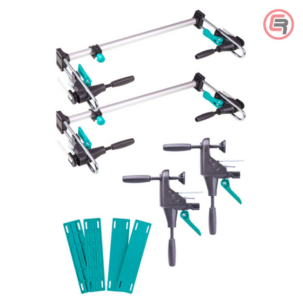 Wolfcraft Set Stega Za Montažu Vrata PRO / 8 dijelni – 3676000 by Wolfcraft 3676000 Stege