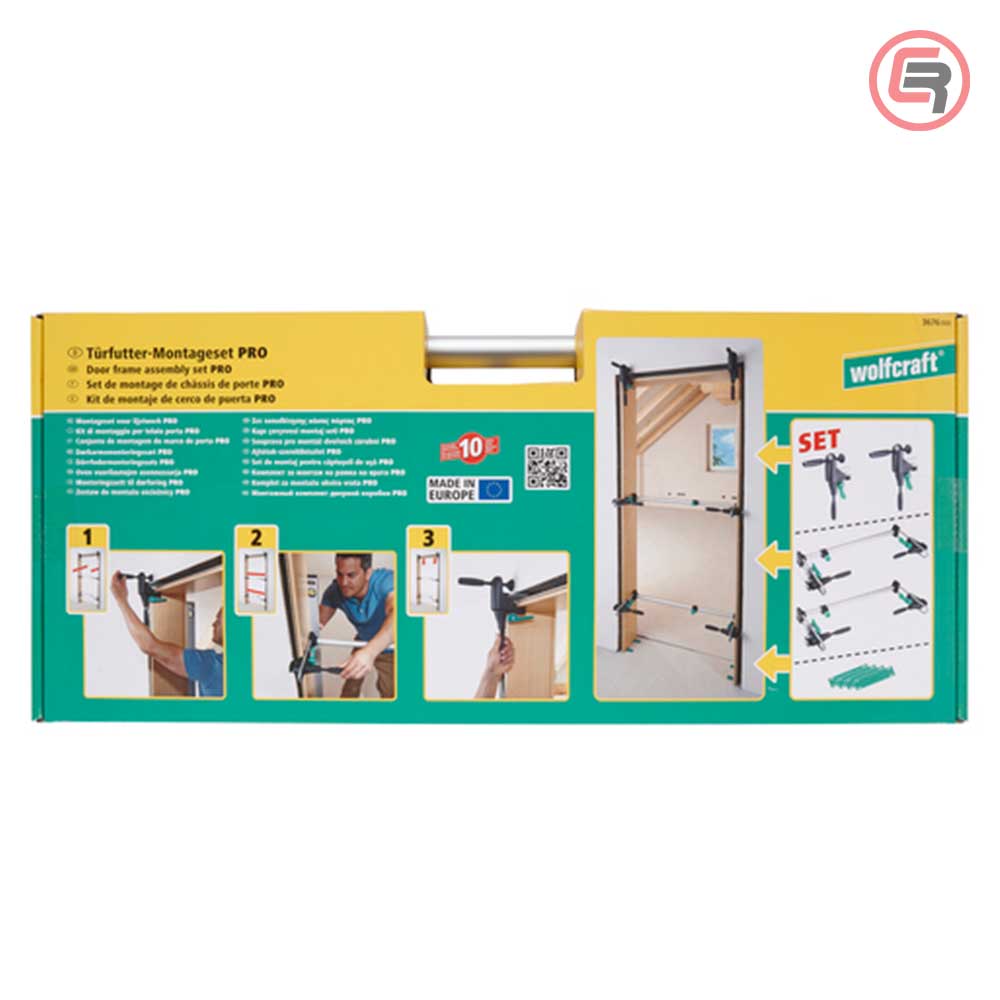 Wolfcraft Set Stega Za Montažu Vrata PRO / 8 dijelni – 3676000 by Wolfcraft 3676000 Stege - detalj 2