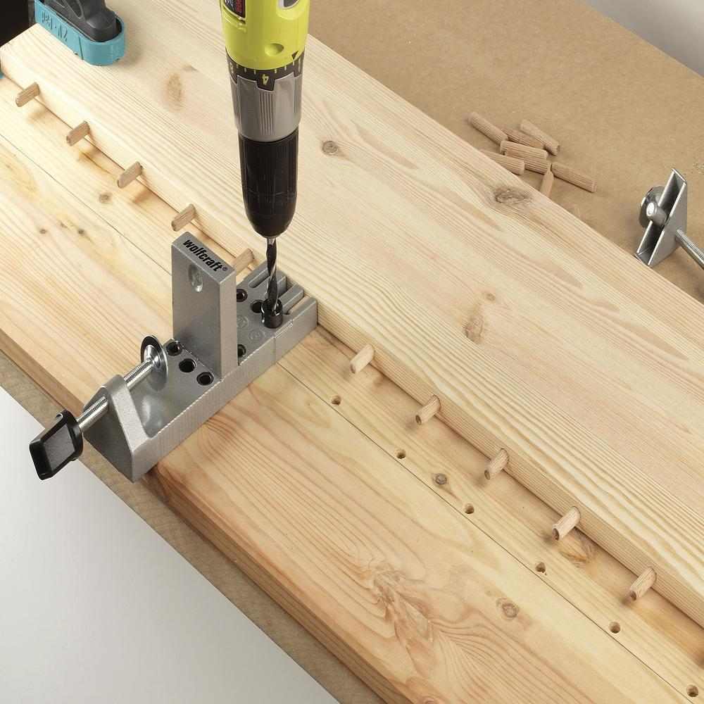 Wolfcraft Univerzalni Set Za Tiplanje fi 6, 8 i 10 mm / 44 dijelni – 3750000 by Wolfcraft 3750000 Ostali Pribor Za Bušilice