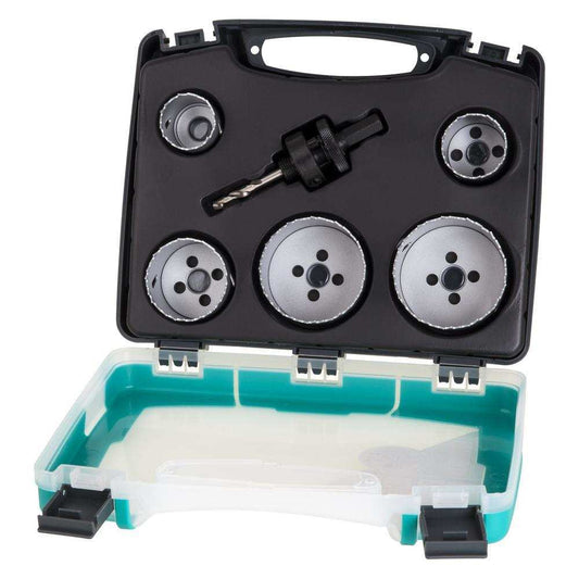 Wolfcraft 3764000 Bi-Metal set kruna 35–68 mm u plastičnom koferu