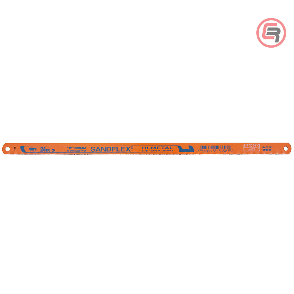 Bahco List Ručne Pile Za Metal SANDFLEX 300 mm Bi-Metal 24z / 3906-300-24-100 by Bahco 3906-300-24-100 Ručni Rezni Alat i