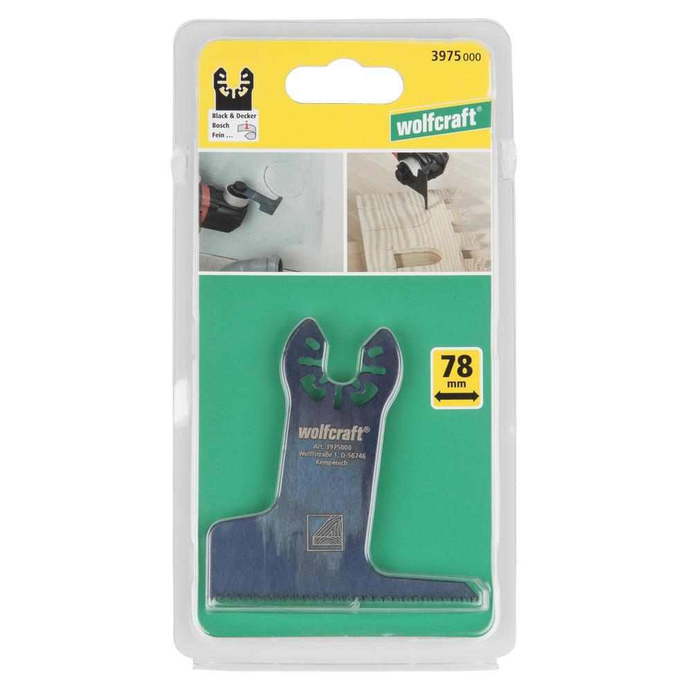 Wolfcraft List Pile Zakrivljeni PRO HCS Za Multifunkcionalni Alat Za Laminat i Parket 78 / 20 mm – 3975000 by Wolfcraft