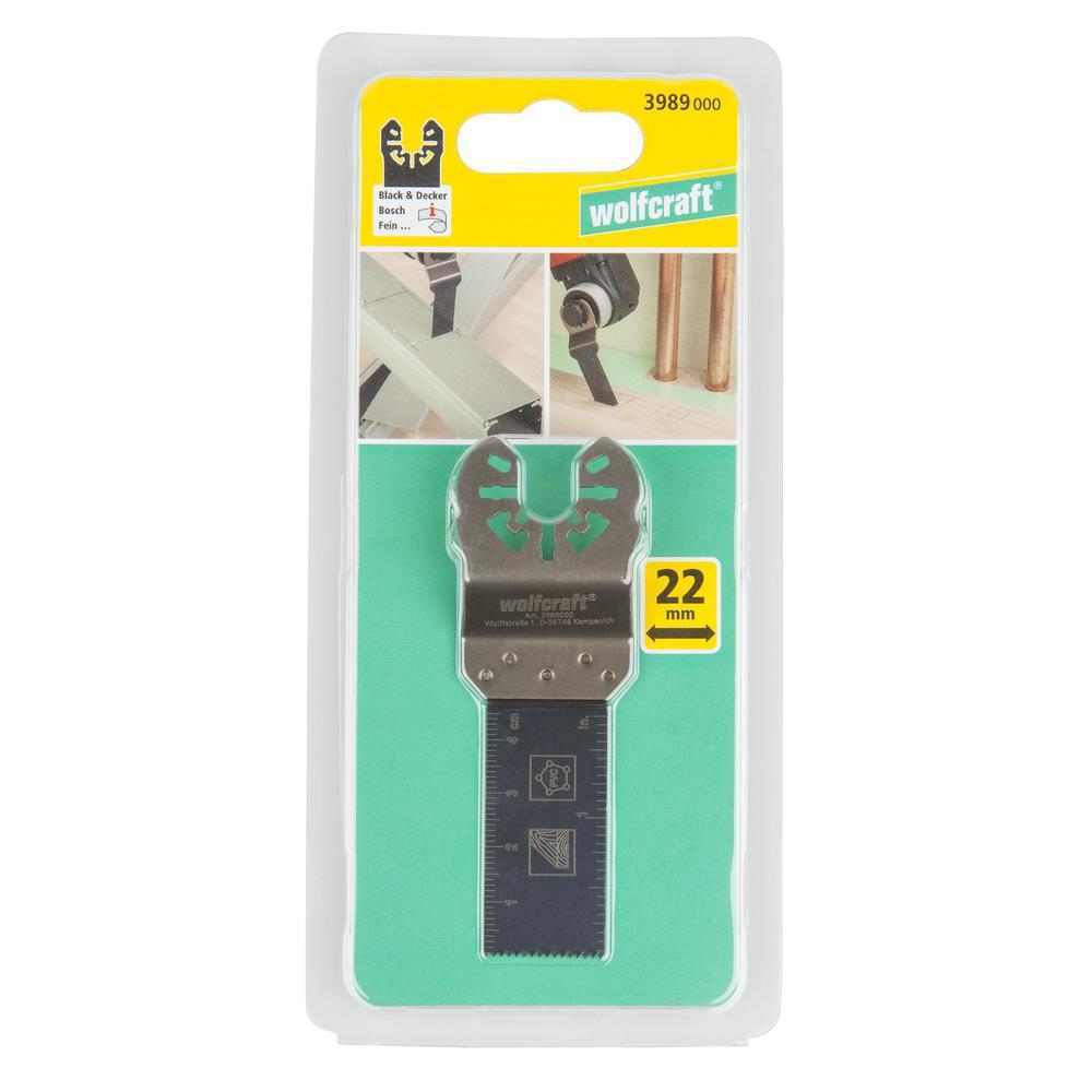 Wolfcraft List Pile Uranjajući PRO HCS Za Multifunkcionalni Alat Za Drvo 22 mm – 3989000 by Wolfcraft 3989000 Listovi Pila