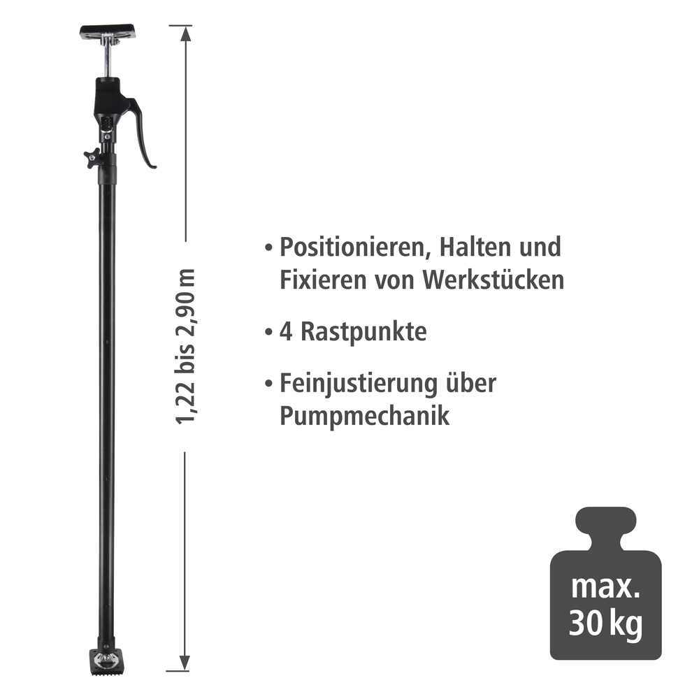 Wolfcraft Držač Teleskopski Za Postavljanje Gips-Karton Ploča 1,22 – 2,9 m – 4042000 by Wolfcraft 4042000 Ostali Alati i
