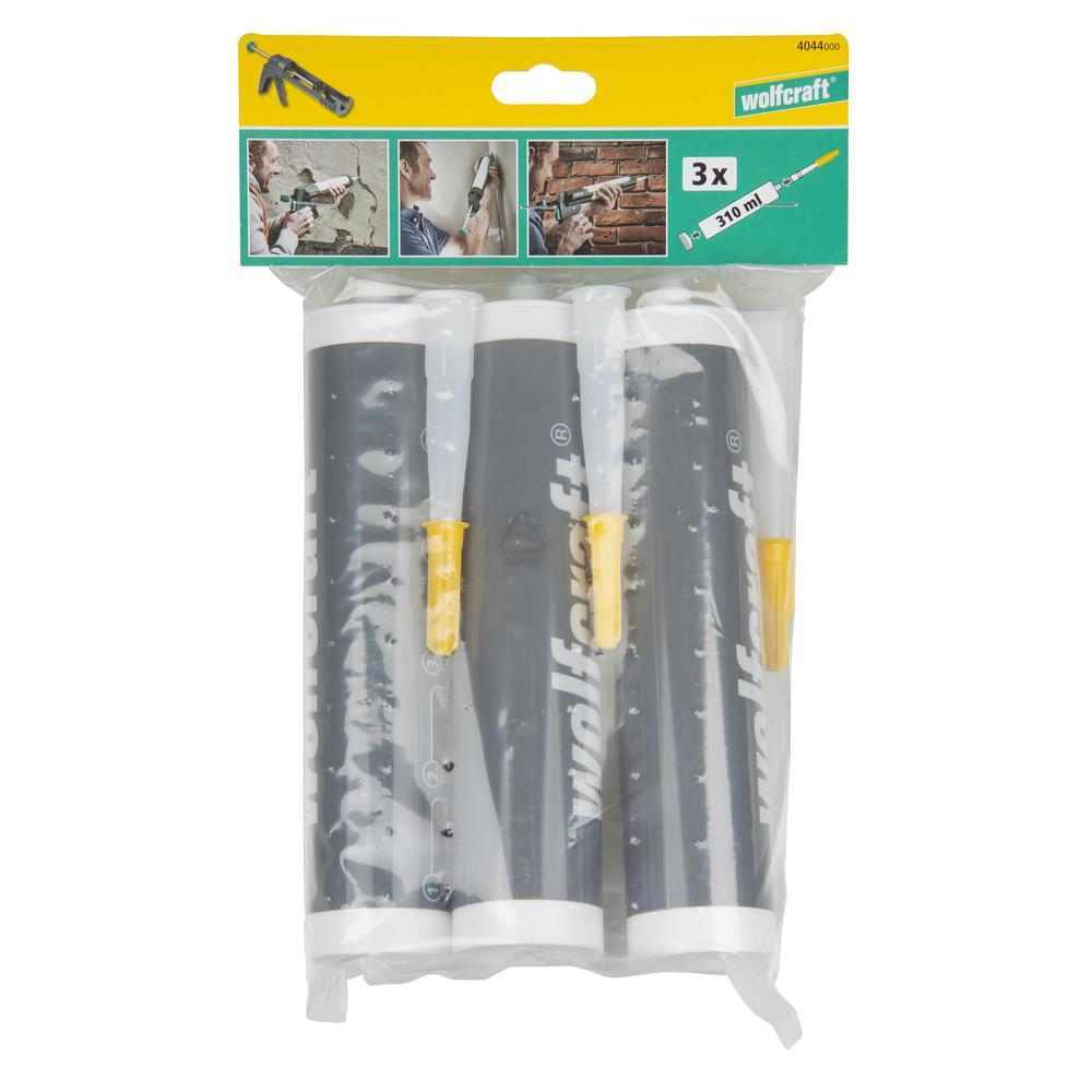 Wolfcraft Prazne Kartuše – Patrone 310 ml / 3 kom – 4044000 by Wolfcraft 4044000 Ostali Alati i Pribor - detalj 7