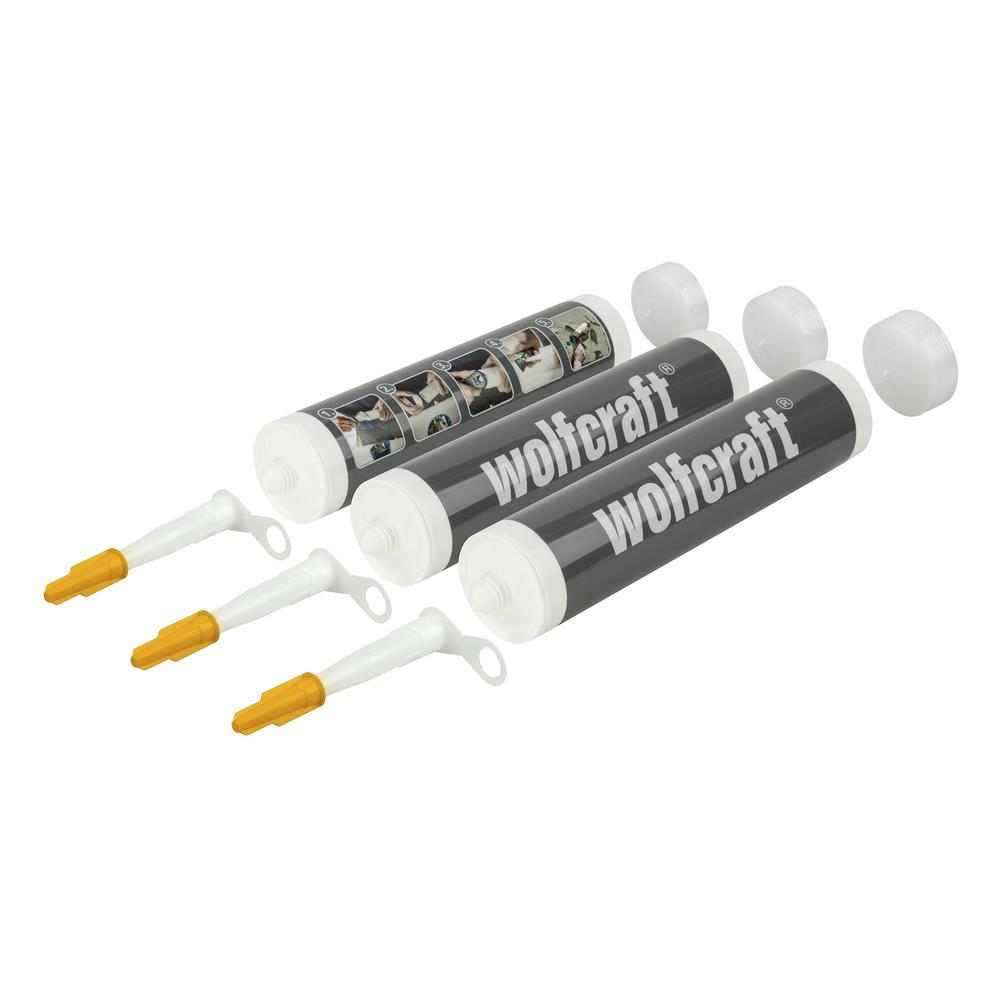 Wolfcraft Prazne Kartuše – Patrone 310 ml / 3 kom – 4044000 by Wolfcraft 4044000 Ostali Alati i Pribor