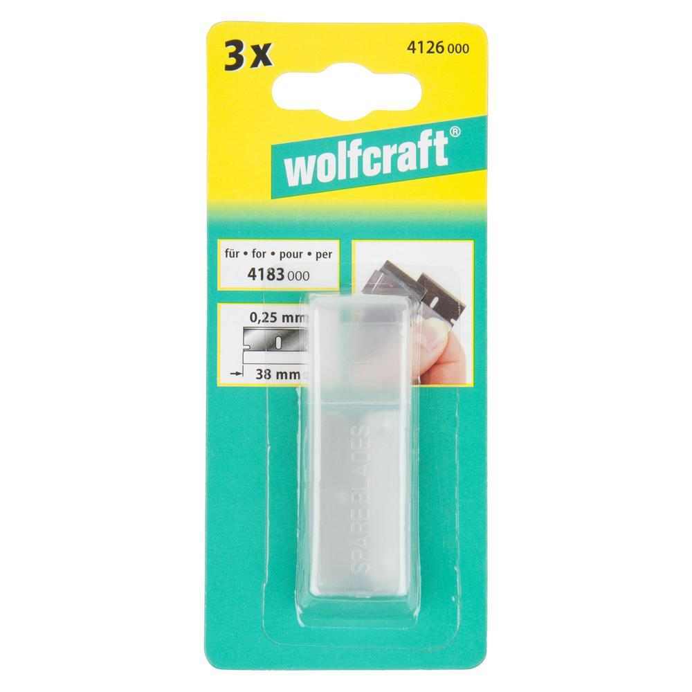 Wolfcraft Nož Za Strugač 38 / 0,25 mm / 3 kom – 4126000 by Wolfcraft 4126000 Ručni Rezni Alat i Pribor - detalj 4