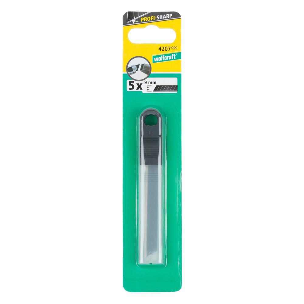 Wolfcraft Oštrice Za Skalper 9 mm Pro Sharp Crne, 13 Segmenata / 5 kom – 4207000 by Wolfcraft 4207000 Ručni Rezni Alat i