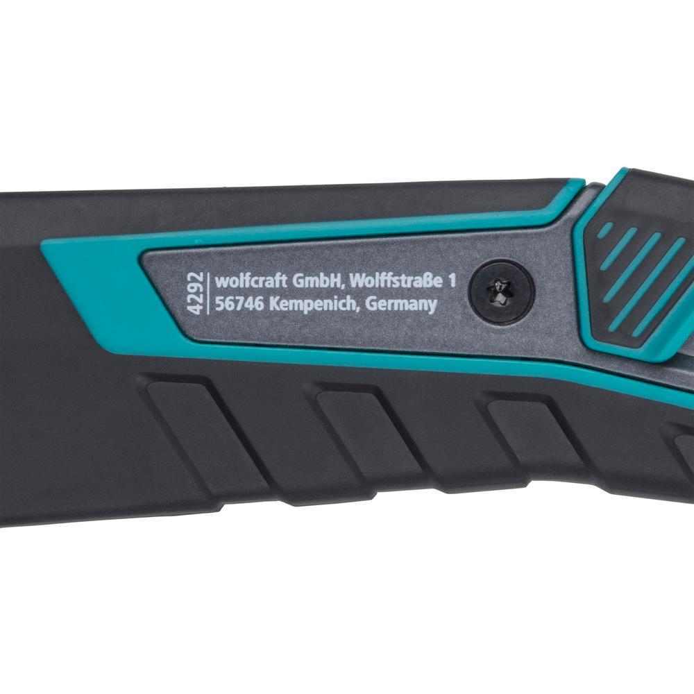 Wolfcraft Skalper Metalno Kučište Sa Trapeznom Oštricom 61 x 0,65 mm Pro Safety Sa Futrolom i Vezicom – 4292000 by