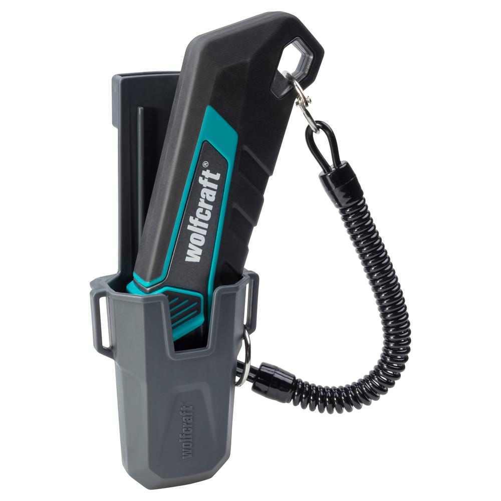 Wolfcraft Skalper Metalno Kučište Sa Trapeznom Oštricom 61 x 0,65 mm Pro Safety Sa Futrolom i Vezicom – 4292000 by