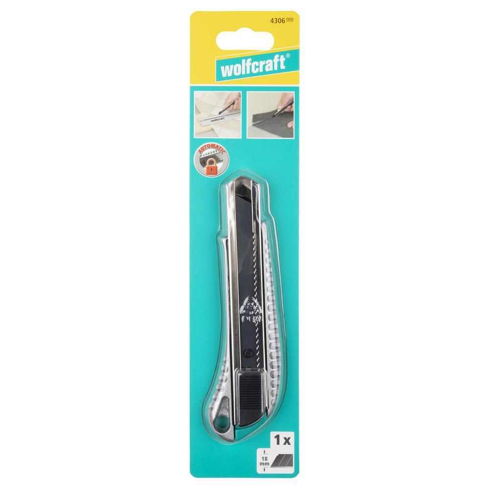Wolfcraft Skalper Metalno Kučište 18 mm Sa Crnom Oštricom Profi-Sharp – 4306000 by Wolfcraft 4306000 Ručni Rezni Alat i