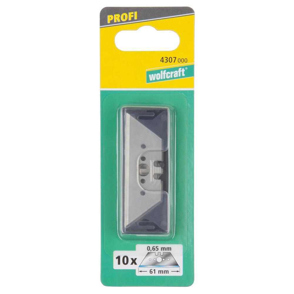 Wolfcraft Oštrice Za Skalper Trapezne Profi 0,65 x 61 mm / 10 kom – 4307000 by Wolfcraft 4307000 Ručni Rezni Alat i Pribor