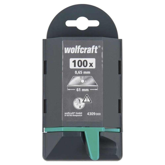 Wolfcraft Oštrice Za Skalper Trapezne Profi 0,65 x 61 mm / 100 kom – 4309000 by Wolfcraft 4309000 Ručni Rezni Alat i Pribor