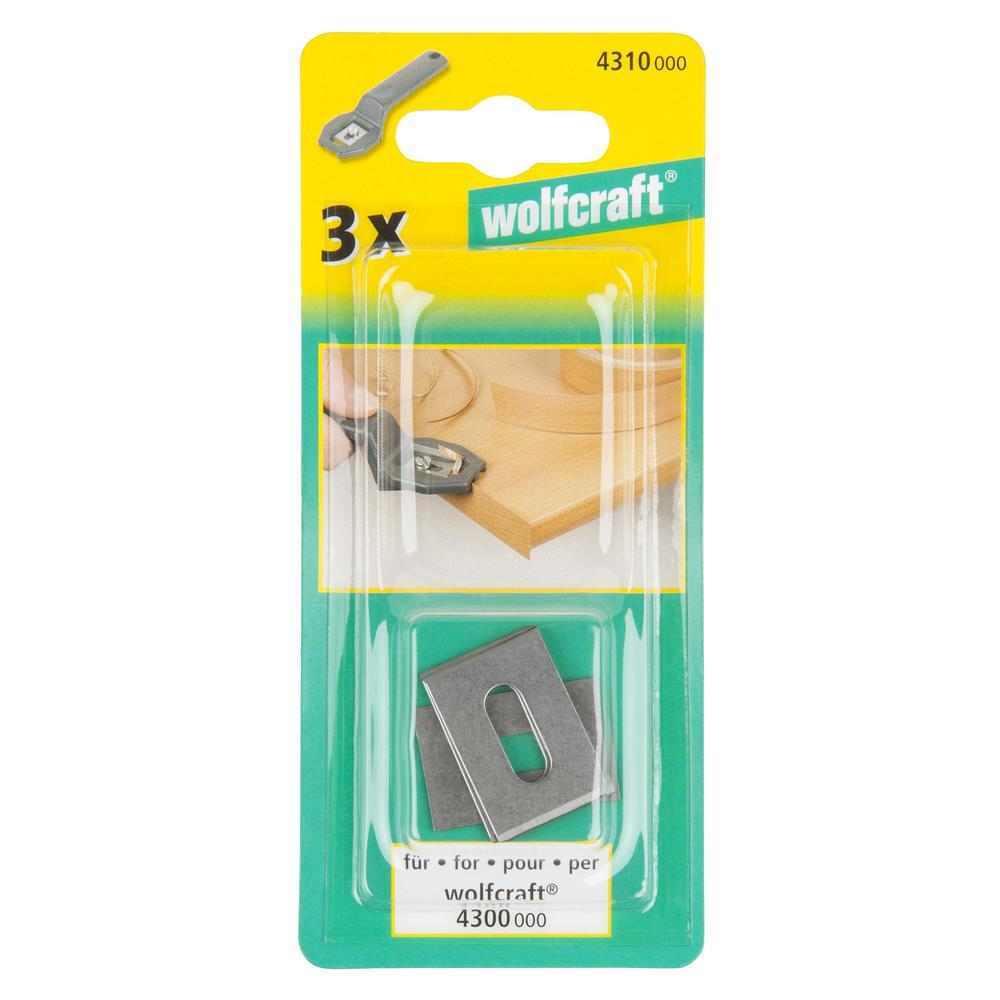 Wolfcraft Oštrice Zamjenske Rezača Za Rubove 4300000 / 3 kom – 4310000 by Wolfcraft 4310000 Ručni Rezni Alat i Pribor