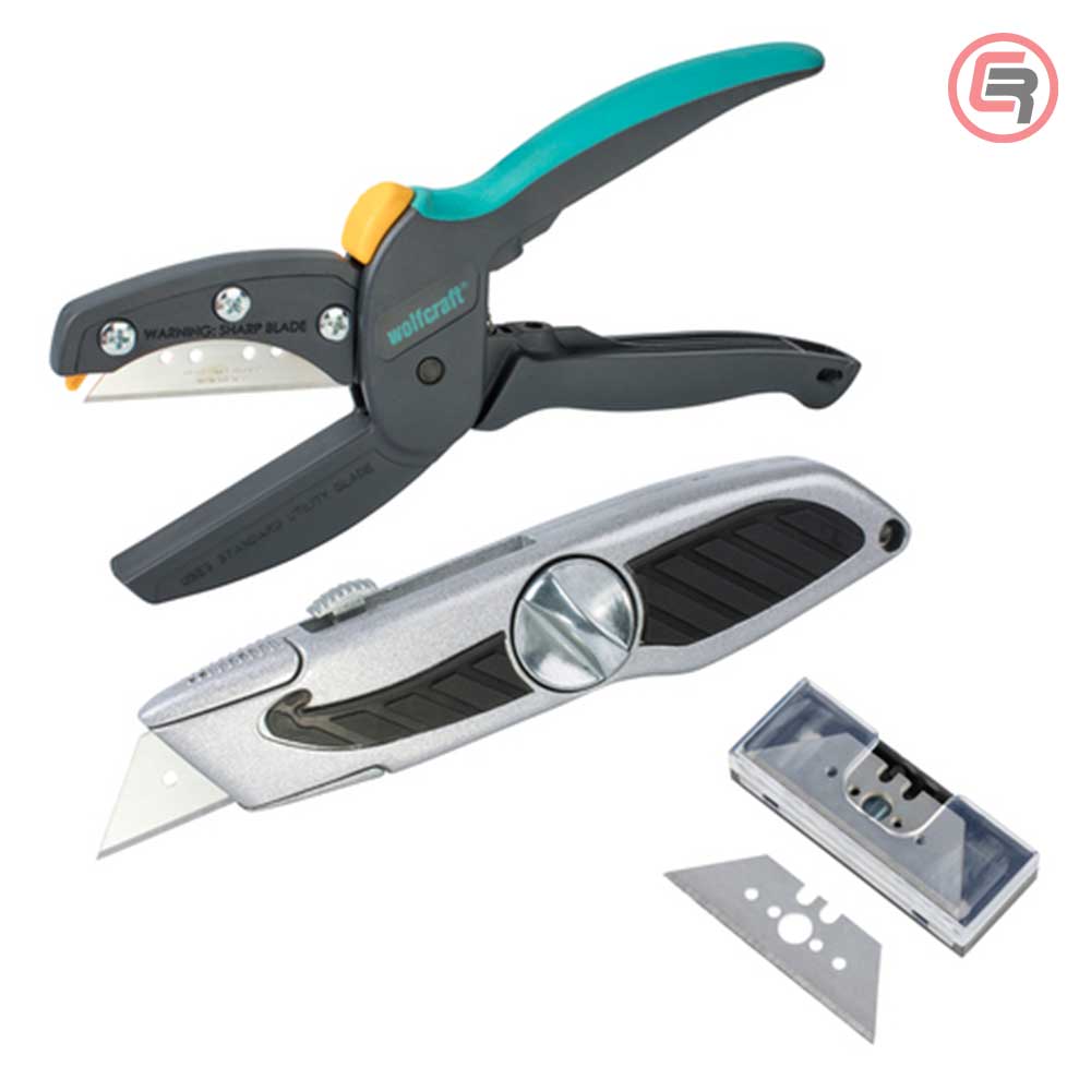 Wolfcraft Univerzalni Set Za Rezanje Škare + Skalpel / 3 dijelni – 4325000 by Wolfcraft 4325000 Ostali Alati i Pribor