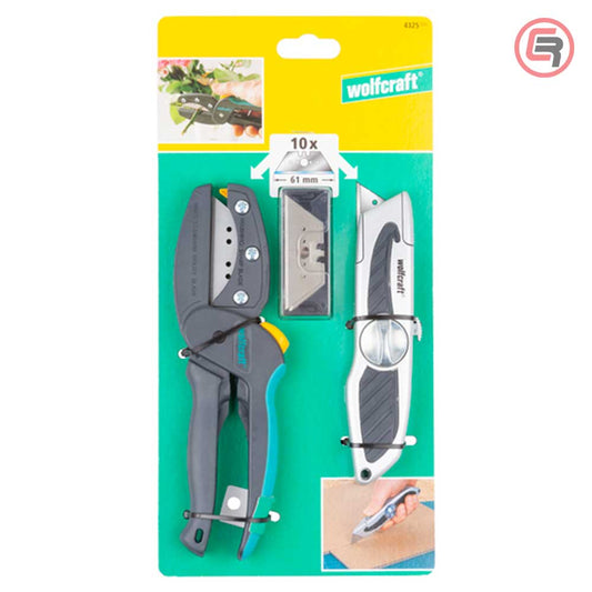Wolfcraft Univerzalni Set Za Rezanje Škare + Skalpel / 3 dijelni – 4325000 by Wolfcraft 4325000 Ostali Alati i Pribor