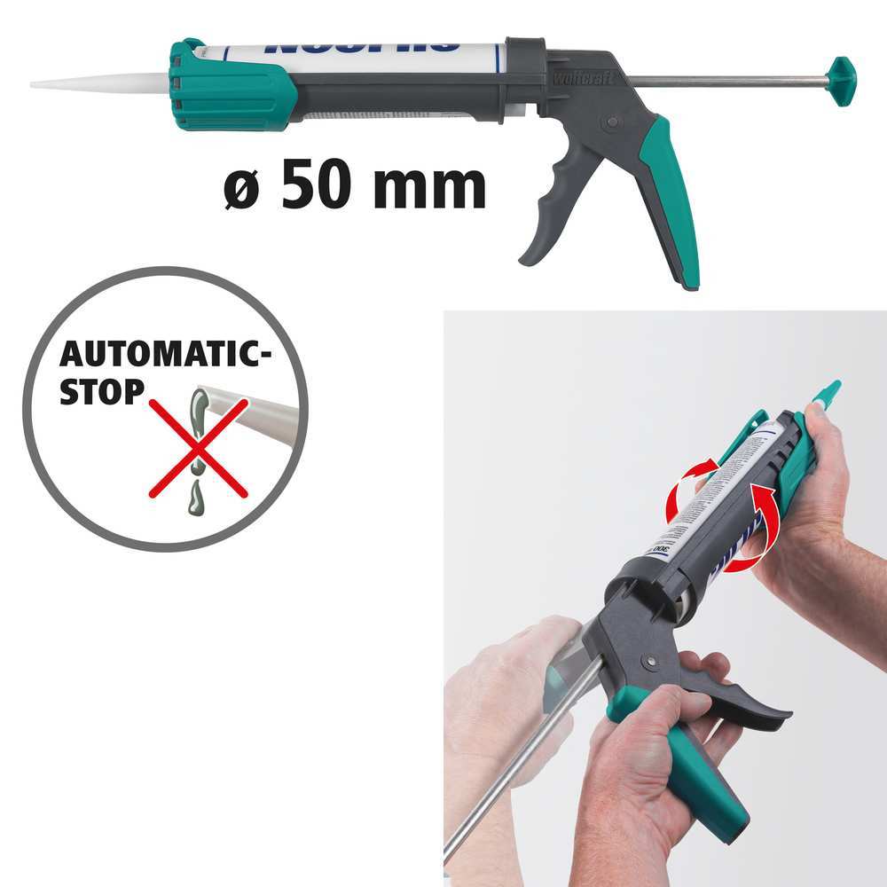 Wolfcraft Pištolj Za Silikon MG 200 / 310 ml – 4352000 by Wolfcraft 4352000 Ostali Alati i Pribor - detalj 4