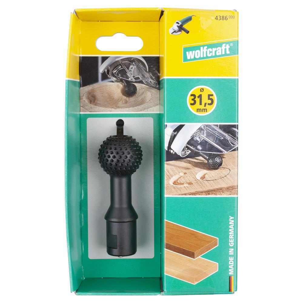 Wolfcraft Glodalo Kuglasto fi 31,50 mm Za Kutnu Brusilicu – 4386000 by Wolfcraft 4386000 Krune, Glodala Za Brusilice