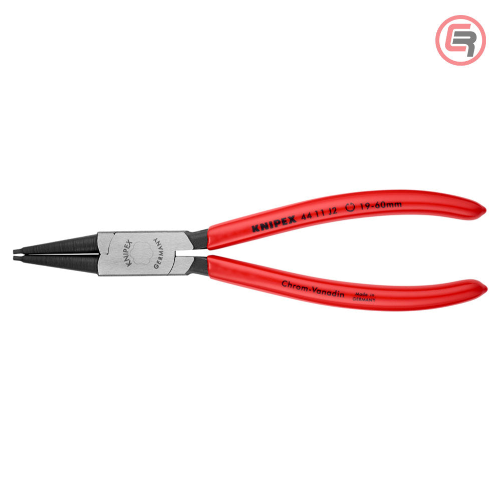 Knipex Kliješta Za Seger Osigurače Unutrašnja Ravna (fi 19-60 mm) 180 mm – 44 11 J2 by Knipex 44 11 J2 Kliješta Za Seger