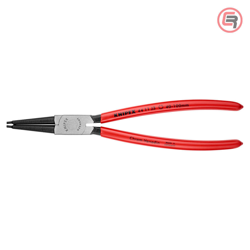 Knipex Kliješta Za Seger Osigurače Unutrašnja Ravna (fi 40-100 mm) 225 mm – 44 11 J3 by Knipex 44 11 J3 Kliješta Za Seger