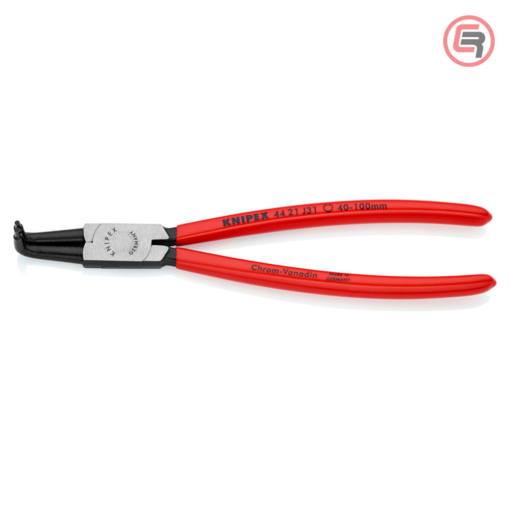 Knipex Kliješta Za Seger Osigurače Unutrašnja Kriva (fi 40-100 mm) 215 mm – 44 21 J31 by Knipex 44 21 J31 Kliješta Za Seger